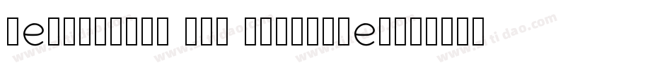 Sensations and Qualities字体转换